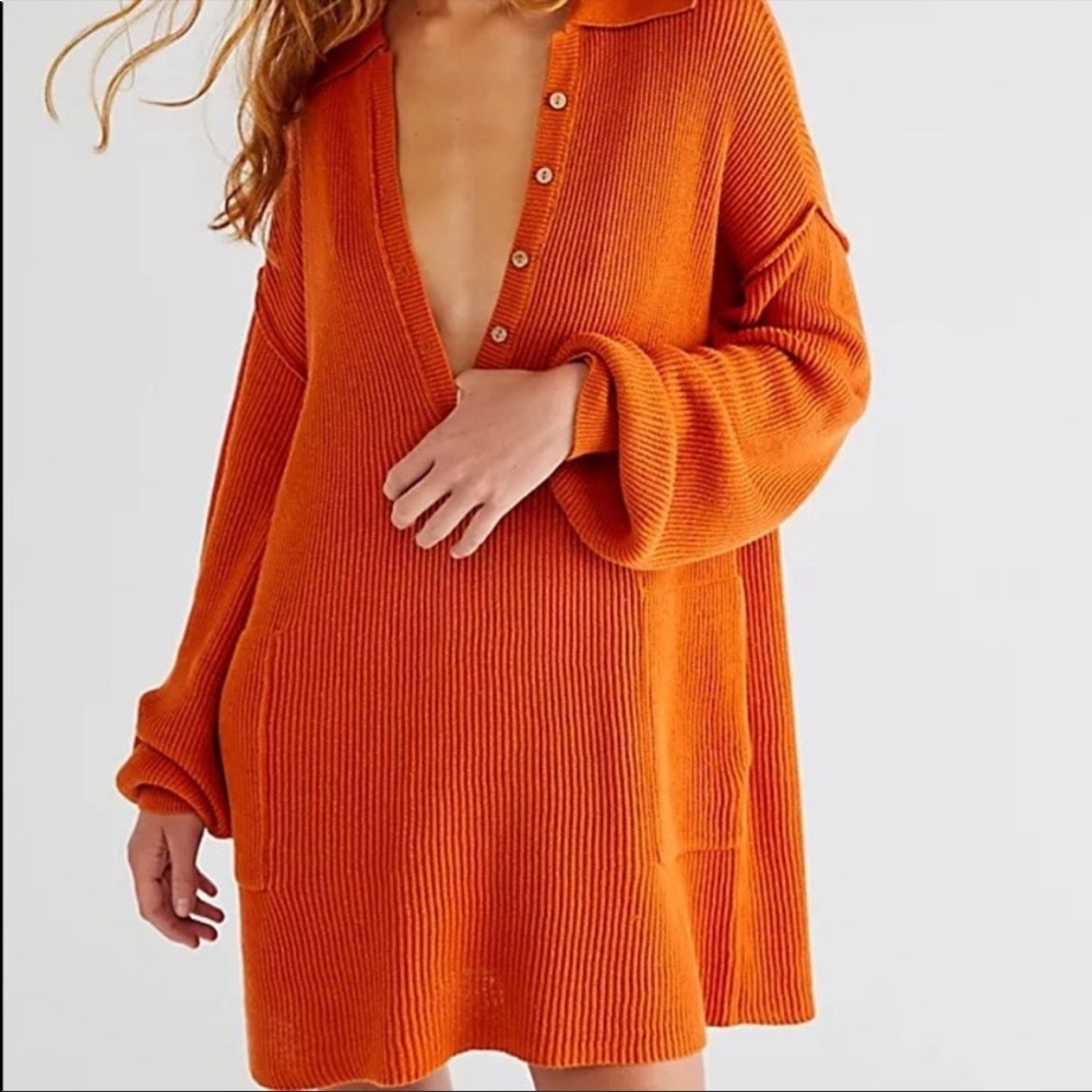 Free People Beach Picnic Sweater Dress
